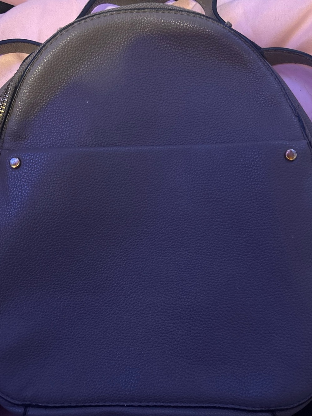Gray mini backpack